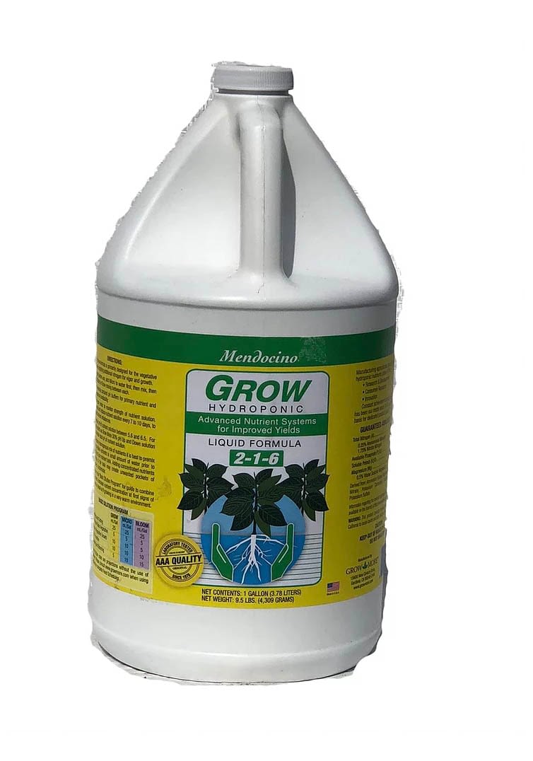 Grow (2-1-6) 2.5 Gallon